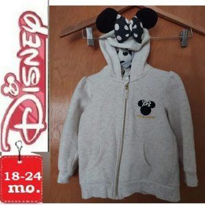 Minnie Mouse zipper hoodie,  18-24 months, jacket